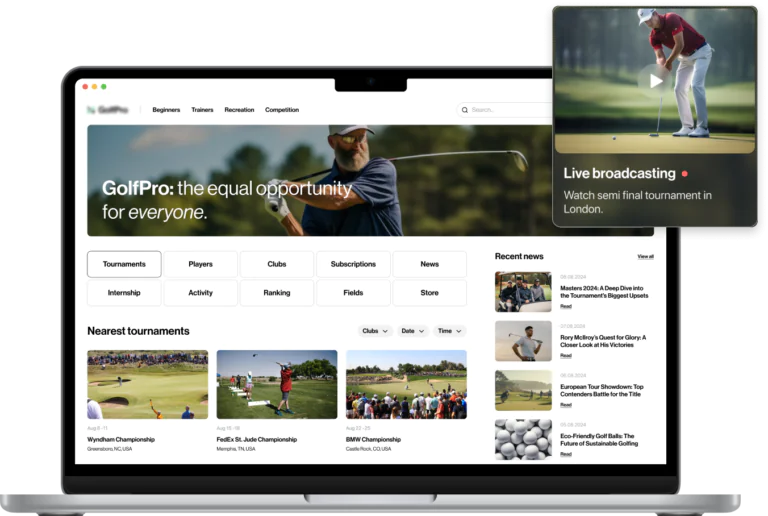 Sports data portal project image