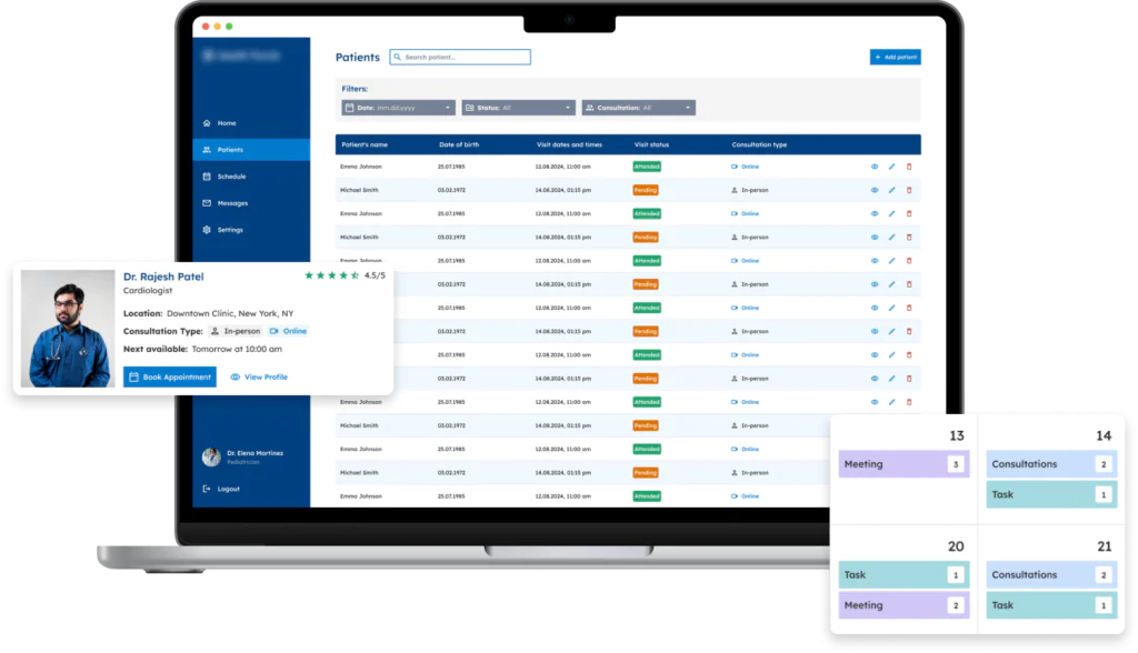 Portal for medical document management