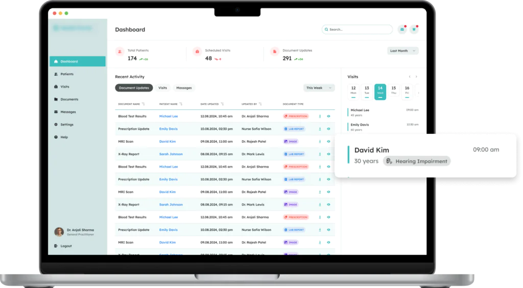 Healthcare provider portal