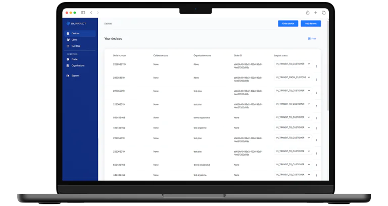 Surfact project image