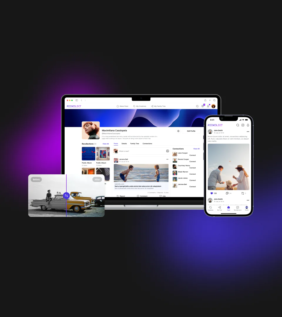 Reekolect social media platform