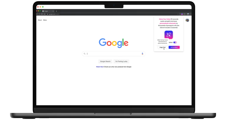 Chrome extension for  an AI-powered platform project image