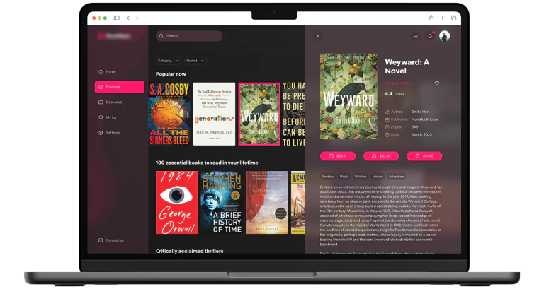 Intelligent book recommendation service project image
