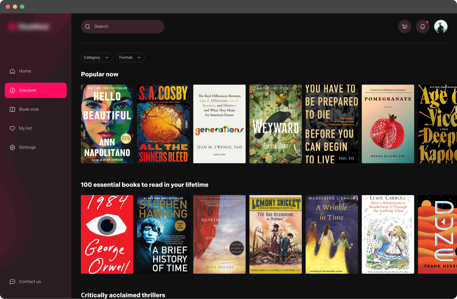 Intelligent book recommendation service project screenshot 2