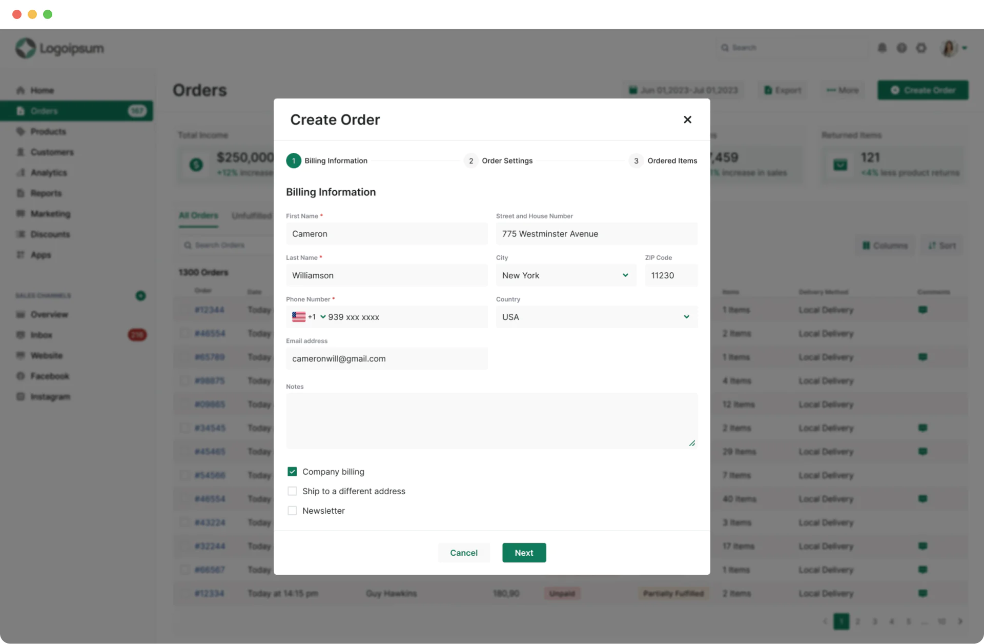 ML-powered microservice for customer request processing project screenshot 3