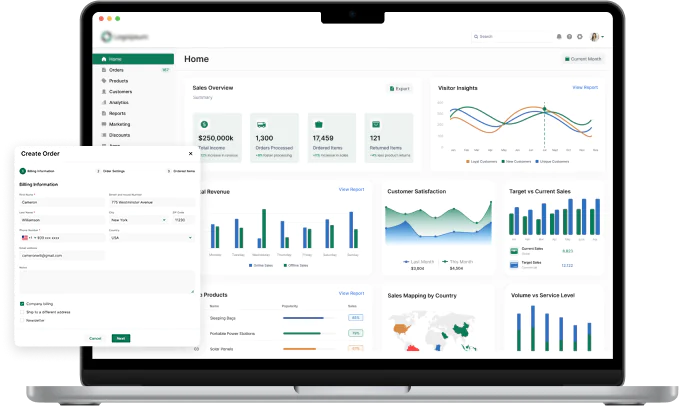 ML-powered microservice for customer request processing project mockup