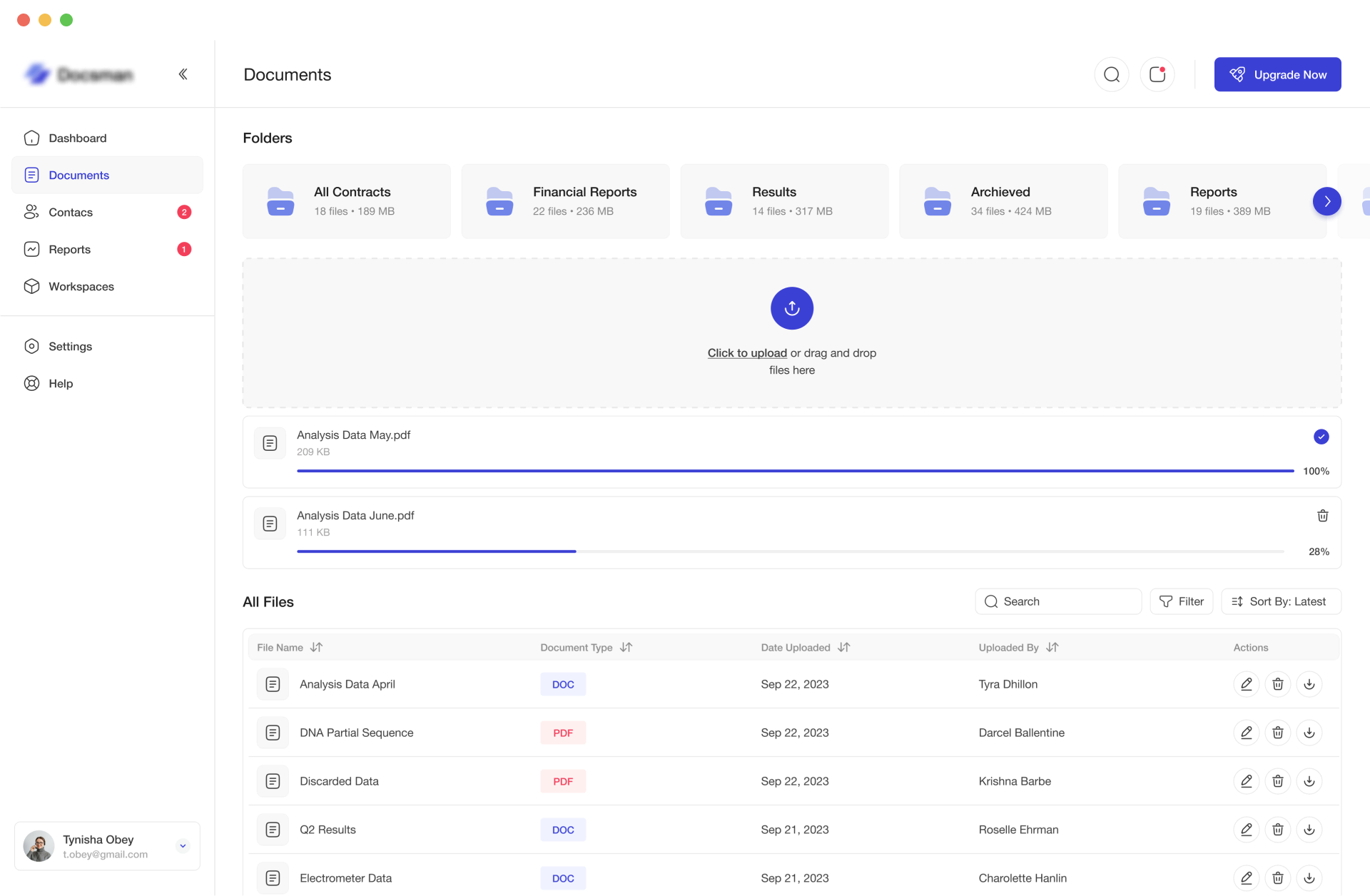Automated document processing tool project screenshot 2
