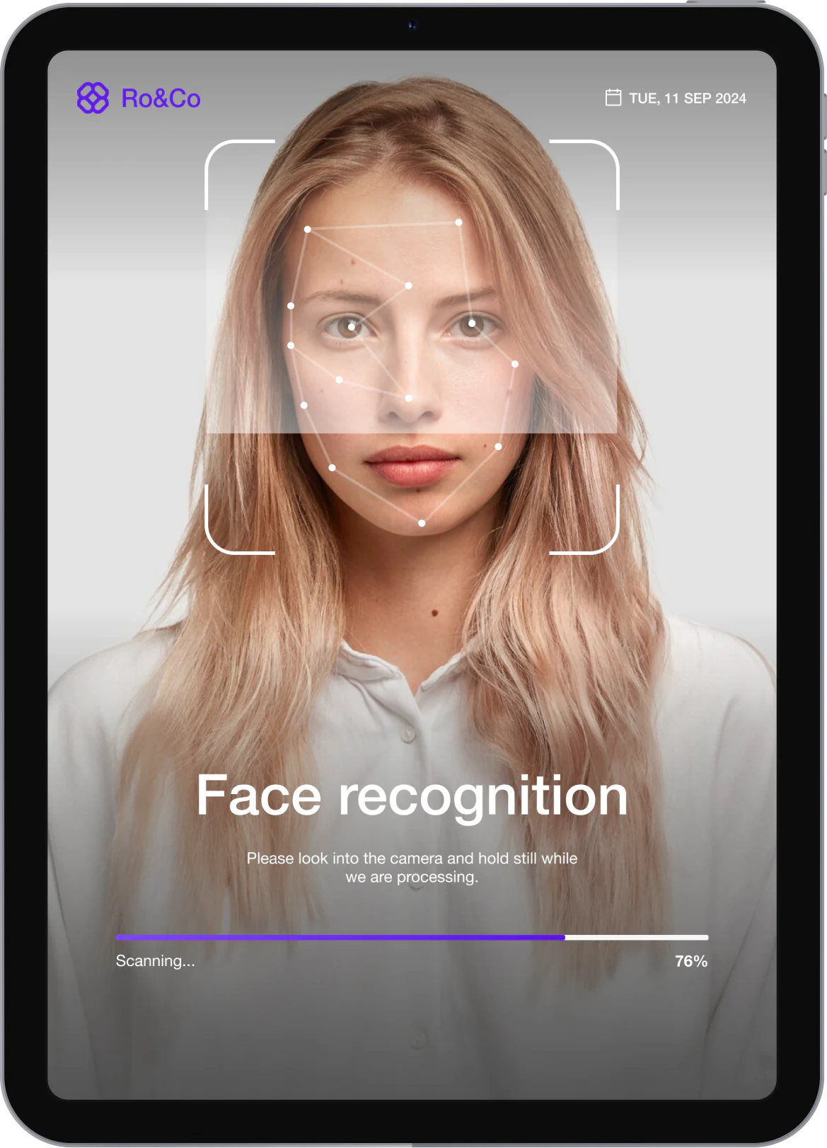 Facial recognition system for secure office access project screenshot 1