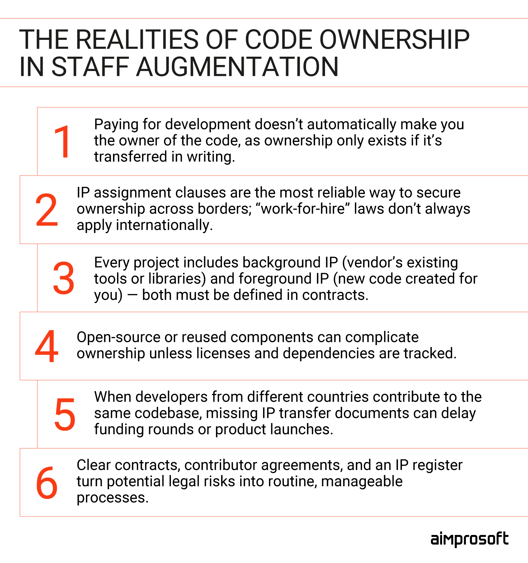 IP ownership in staff augmentation IP ownership in staff augmentation agreements