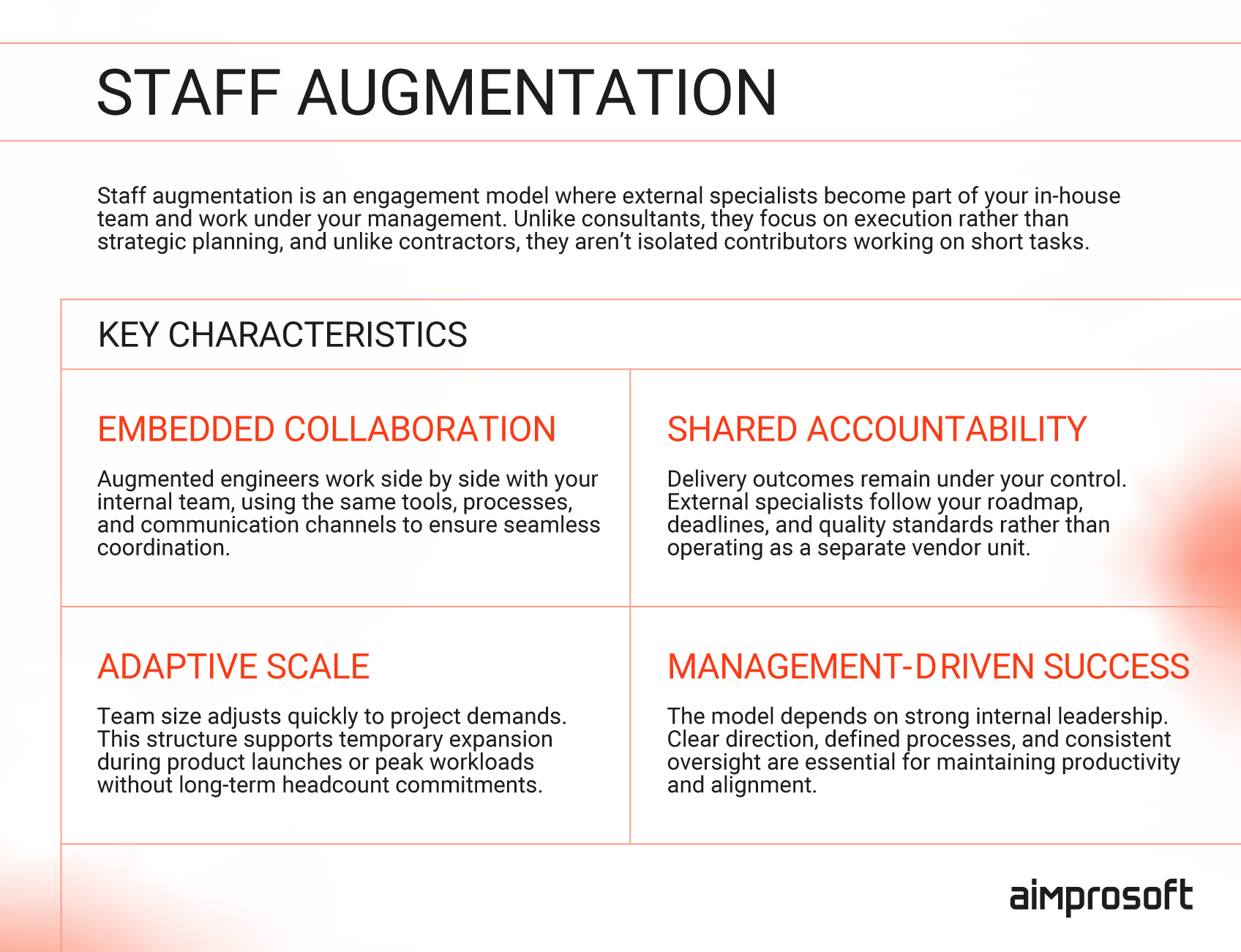What staff augmentation is