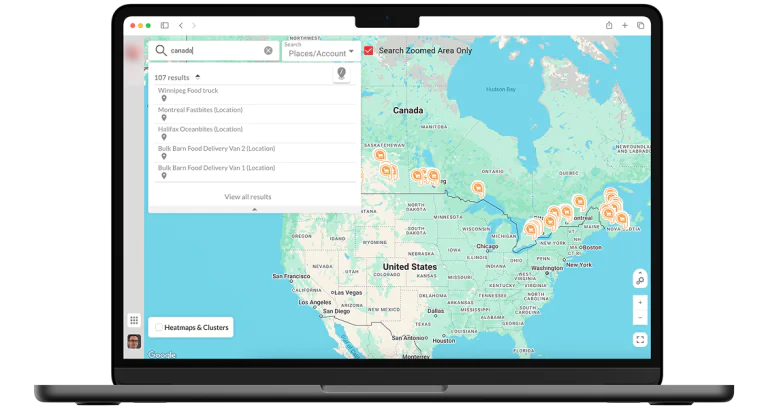 Geo-map layering platform project image