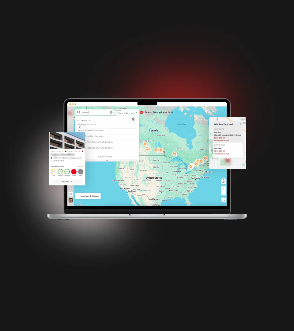 Geo-map layering platform