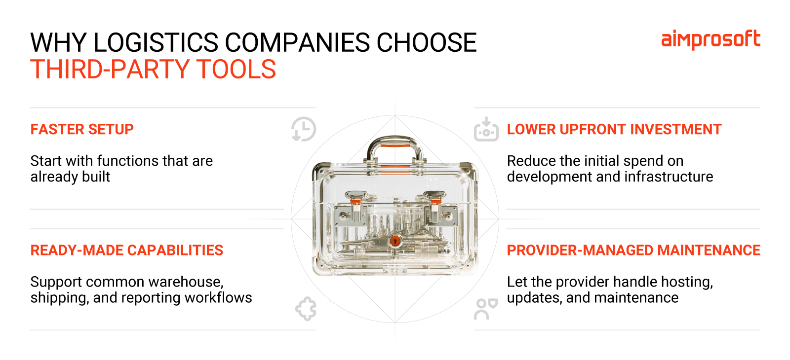 Reasons why logistics companies choose third-party tools